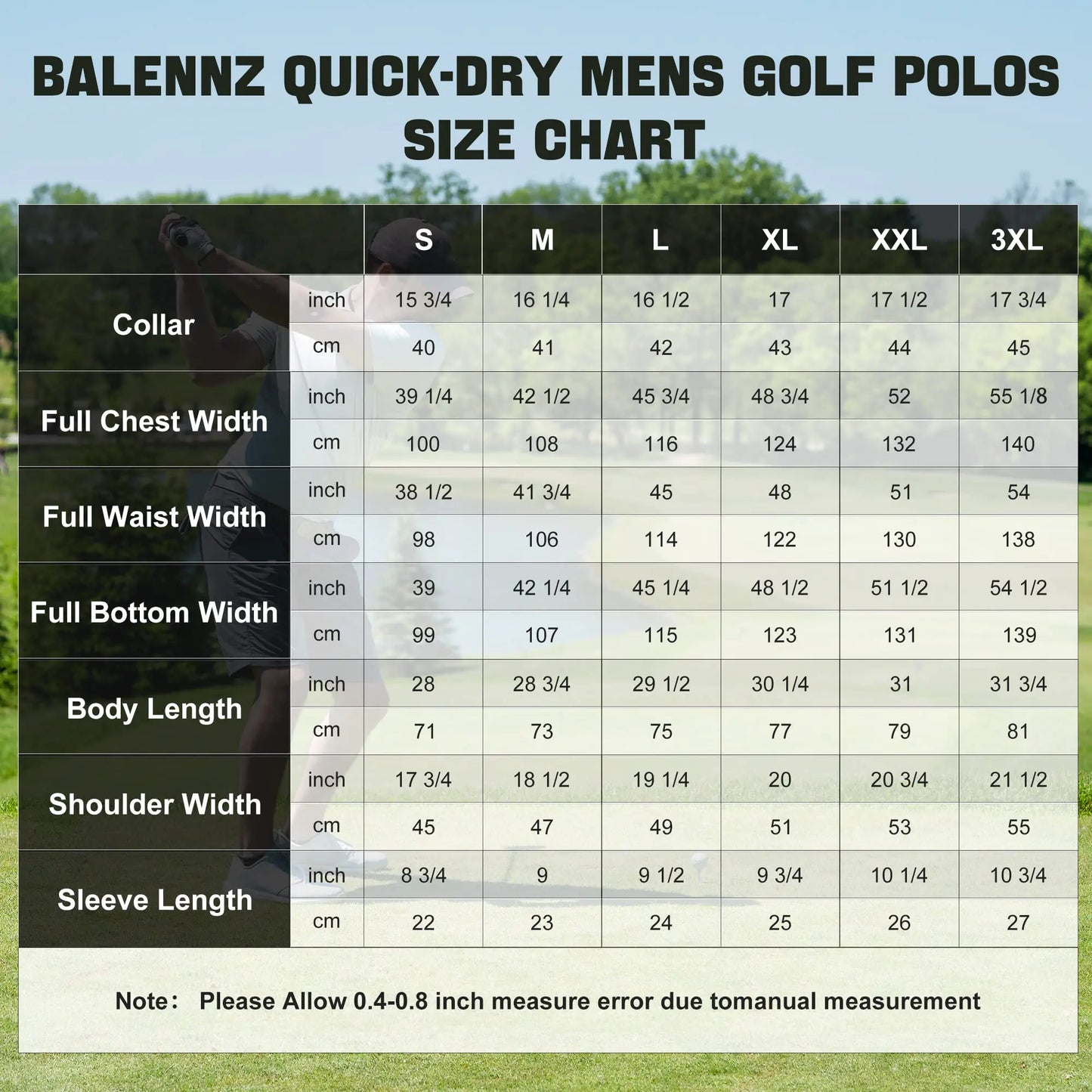 BALENNZ Golf Polos for Men Quick-Dry Athletic Men's Polo Shirts Short Sleeve Summer Casual Moisture Wicking Golf Shirt XX-Large 4 Pack Dark Grey, Navy, Light Blue, Milddle Blue